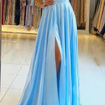 Scarlett Kennedy | Split Satin Evening Gown For Women