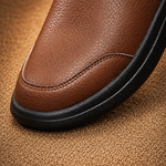 Lightweight Leather Slip-Ons