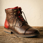 Tiberio Structured Leather Boot