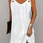 Jade Harris | Ribbed Wrap Mini Dress For Women