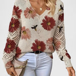 TAHLIA | COMFORT FLORAL SWEATER