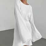 Zeagoo Elegant Backless Lace-up Bell Sleeve Mini Dress for Women Casual Going Out Summer 2026
