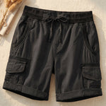 Paloma Cotton Blend Cargo Shorts