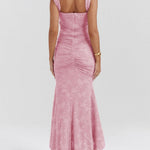 Blue bell floral maxi dress