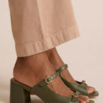 RUBY | Block Toe Heeled Sandals