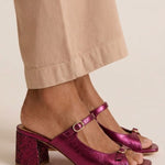 RUBY | Block Toe Heeled Sandals