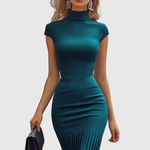Rosie | Pleated Hem Bodycon Dress