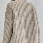NOVA™ | Double-Sided Velvet Button Cardigan