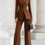 Adrielle | Elegant Blazer & Trouser Suit Set