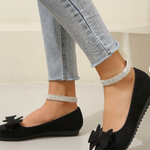 Giulia Fontana | Elegant Comfort Bow Flats For Women