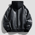 Marvelle Hooded Leather Bomber