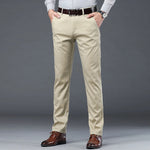 Marlowe Stretch Cotton Straight Trousers