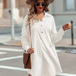 Zeagoo Women's Cotton Shirt Dress