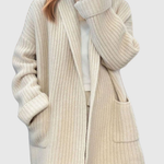 MABEL | WOOL BLEND KNITTED CARDIGAN