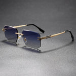 Aurel Rimless Rectangle Sunglasses