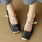 Isabella Pearl Strap Heels