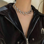 Vanta Steel Spike Necklace