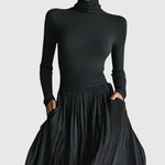 CERYNN | HIGH WAIST MAXI SKIRT PLUS SHIRT