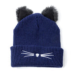 Mira Purr Knit Beanie