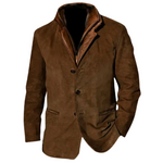 Arthur™ | Vintage Suede-Look Layered Blazer Jacket