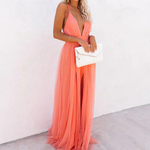 The Spark | Maxi Dress in Coral Light
