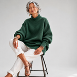V|C - Relaxed Mock Neck Knit Sweater Ruthie