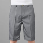 The Maison Straight Shorts — Mid-Rise Tailored Casual Short Pant for Men