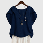 MARCELLINE | ASYMMETRICAL NECKLINE BLOUSE