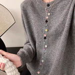 AALIYAH™ | Elegant Buttoned Knit Cardigan