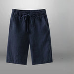Men's Cotton Linen Casual Shorts | Lightweight Breathable Comfort Fit
