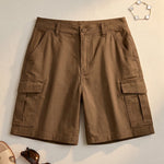 Clara Cotton Blend Cargo Shorts