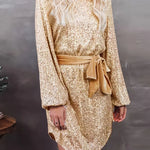 Zoe Stanhope | Sequin Long Sleeve Mini Dress For Women