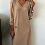 The Elara Comfort Midi Dress