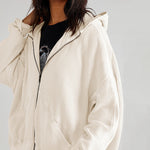 Zeagoo Women's Cardigan Zipper Sweater Loungewear Outerwear Hoodie Long Jacket