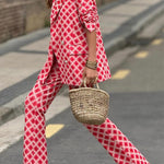 Fashion Casual Printed Suit Two-Piece Set