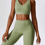 Athletic Elegance - Seamless Yoga & Workout Performance Set