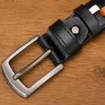 Casual Woven Leather Belt