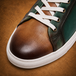 Luxury Leather Low-Top Sneakers