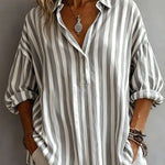 Nora | Loose Striped Blouse
