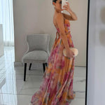 La Scintilla | Elegant Floral Maxi Dress