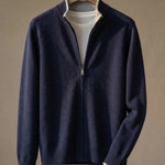 Valerio Wool Zip Cardigan