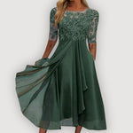 Hawthorne Midi Dress with Soft Shape and Gentle Definition