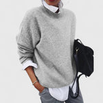 LORNA WINTERBERRY | SNOWY ELEGANCE SWEATER