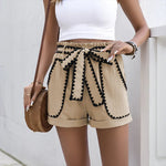 Maribel Wavy Trim Shorts