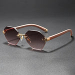 Noctra Polygon Rimless Shades