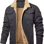 Cooper™ | Classic Warm Sherpa-Lined Trucker Jacket