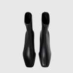Ivyra | Square-Toe Warm Ankle Boots