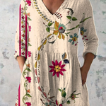 Aria | Loose Blouse with Vibrant Design
