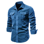 Well-Fit Organic Cotton Corduroy Shirt