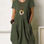 BreezeFlow Pocket Dress